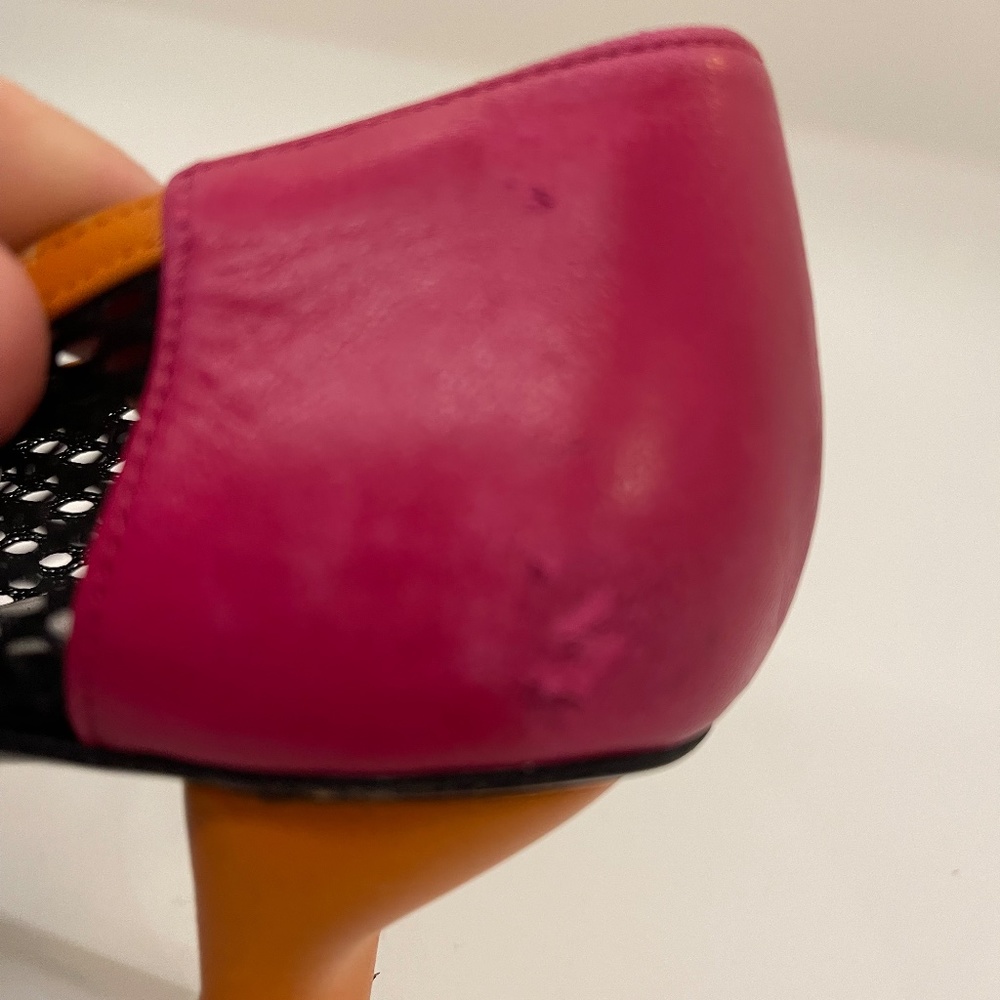Charles Jourdan (Paris) Mesh/Leather Dress Shoe - Picture 8 of 8